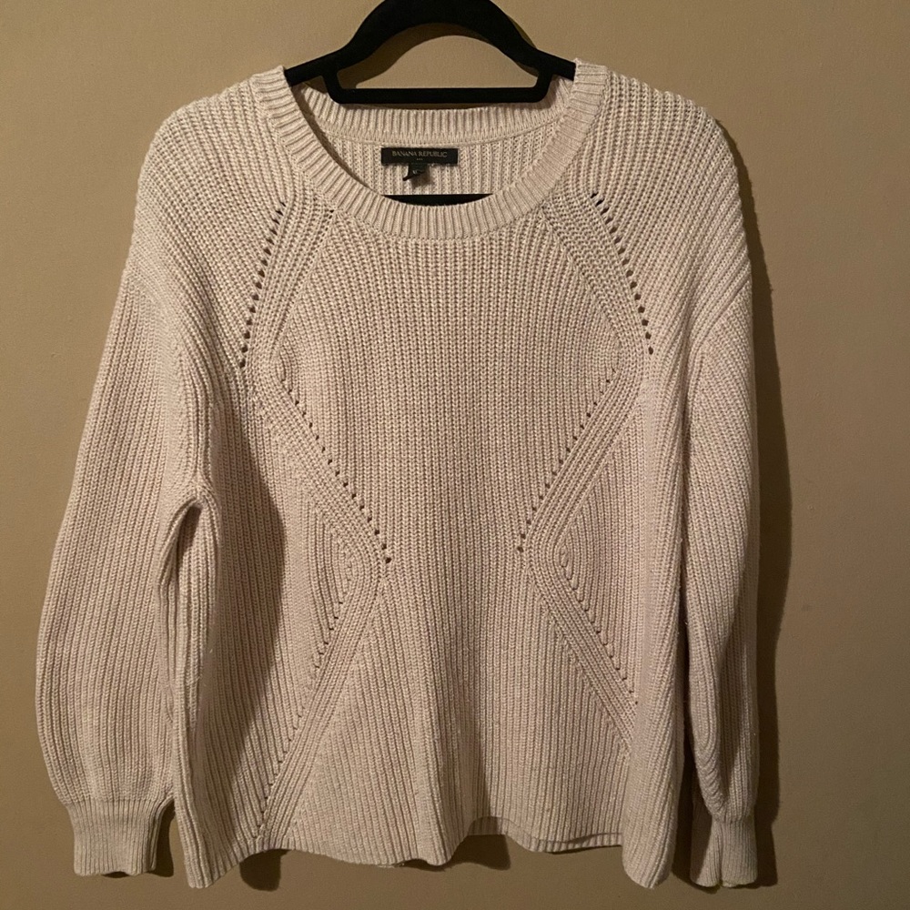 Banana republic Puff-Sleeve Sweater